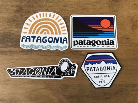 4 Patagonia # 4D Logo Stickers/Vinyl Decal Outdoor Authentic!!! | eBay