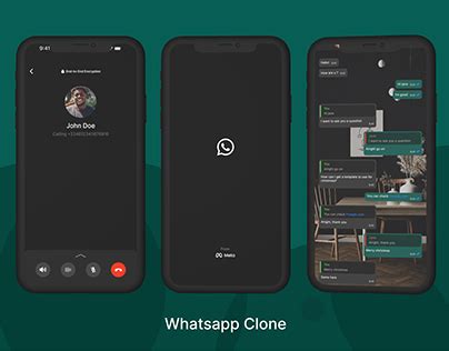 Whatsapp Clone App Ui Design Projects Photos Videos Logos