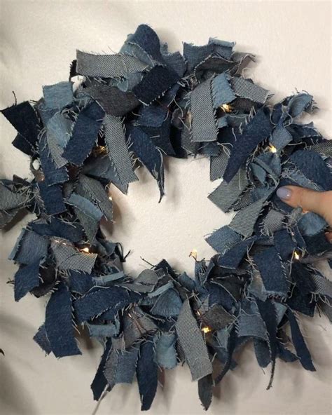 Denim Jeans Wreath Diy Artofit