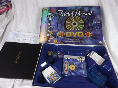 Trivial Pursuit Dvd Game Cards Complete Parker Culture Q A