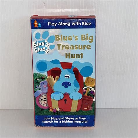 Nick Jr Blues Clues Big Treasure Hunt Vhs Video Tape No Cardboard Case Hot Sex Picture