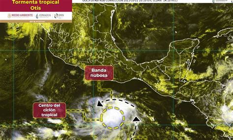 Se Forma La Tormenta Tropical Otis En Costas De Oaxaca El Universal