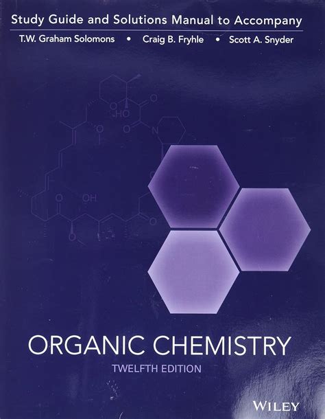 Amazon Organic Chemistry Study Guide And Student Solutions Manual