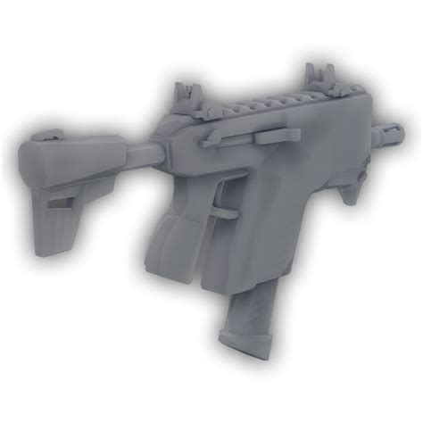 OBJ file Burst SMG 🔫・3D printer model to download・Cults