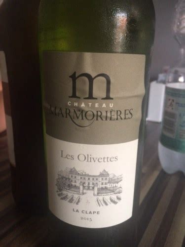 Ch Teau De Marmori Res Les Olivettes La Clape Rouge Vivino Us