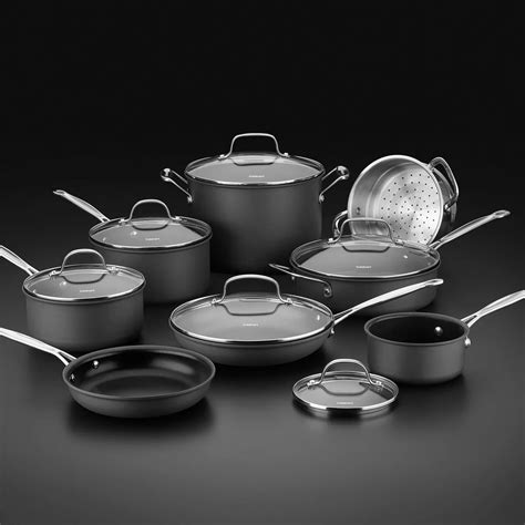 Cuisinart Chefs Classic Nonstick Hard Anodized Piece Cookware Set