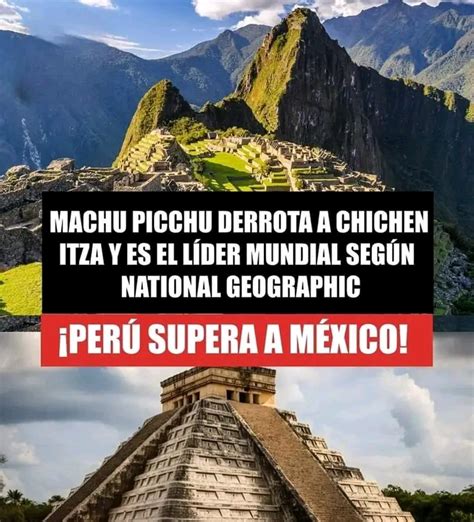 Per Supera A M Xico Machu Picchu Es El Mejor Destino Tur Stico