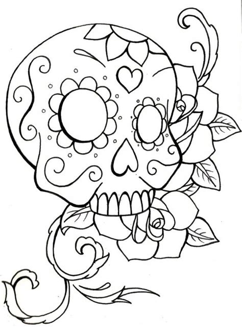 Sugar Skull Coloring Pages - Best Coloring Pages For Kids