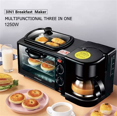 Sokany 3 In1 Breakfast Makers Multi Function Breakfast Machine SK 145