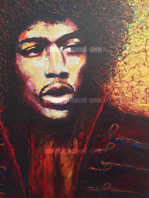 Jimi Hendrix Oil Painting At Paintingvalley Explore Collection Of