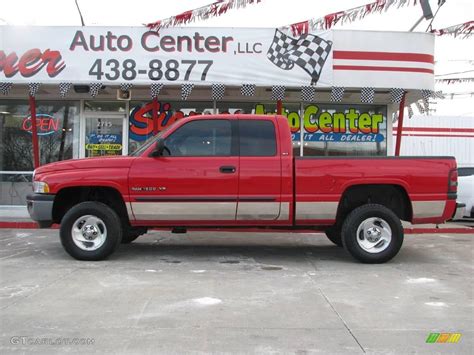 2001 Flame Red Dodge Ram 1500 St Club Cab 4x4 2725026 Photo 23