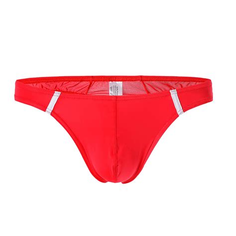 Biziza Mens Underwear With Pouch G String Sexy Cotton T Back Thongs Low