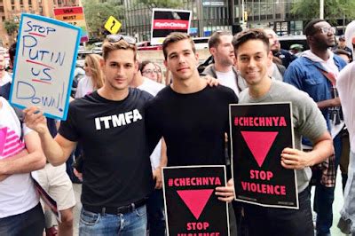 Ben Aquila S Blog Hundreds March In New York To Protest Anti Gay Purge