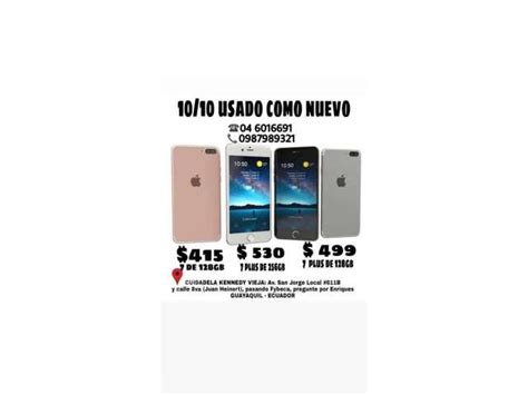 Iphone 7 Y 7 Plus De 256gb 128gb 32gb Guayaquil Celulares Nuevos Y Usados En Ecuador