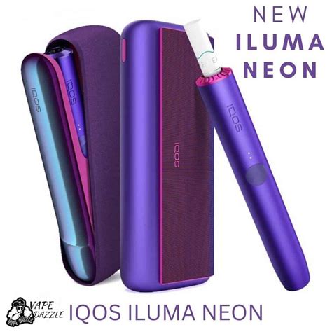 Iqos Iluma Neon Limited Edition Buy In UAE Dubai Vape Shop Vapedazzle AE