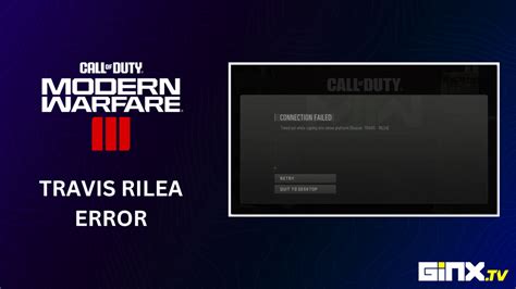 MW3 Travis Rilea Error How To Fix GINX TV