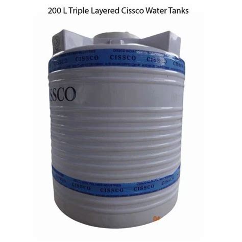 200 L Triple Layered Cissco Water Tanks At Rs 1400 Litre Triple