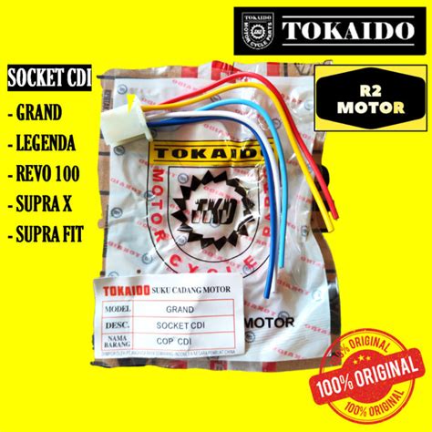 TKD SOCKET SOKET COP CDI GRAND LEGENDA REVO 100 SUPRA X FIT LAMA NEW