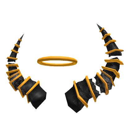 Black Broken Angelic Horns Roblox Item Rolimon S