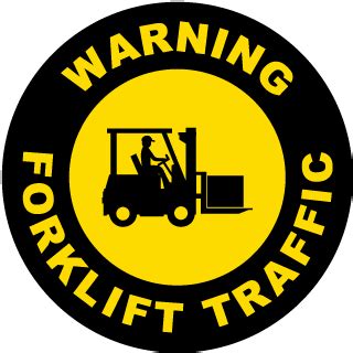 Forklift Warning Signs | OSHA/ANSI Compliant | SafetySign.com