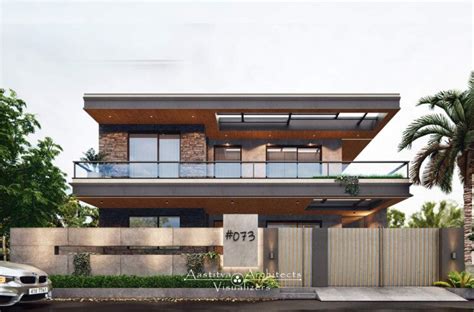 Modern Elevation Residence Facade Design Ideas Aastitva House