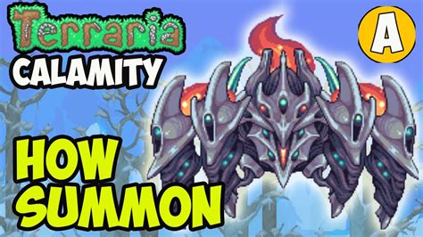 Terraria Calamity Mod How To Summon Astrum Aureus Boss Youtube