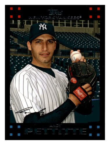 2007 Topps Andy Pettitte New York Yankees 32 Centered Mint EBay