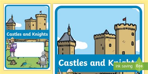 Castles And Knights Book Cover Teacher Made