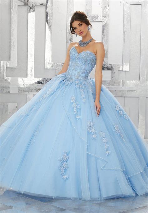 Vestidos De Quinceanera Azul Cielo