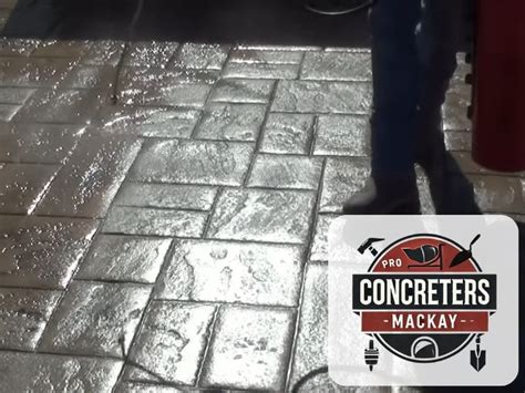 concrete stamping decorative concrete  mackay