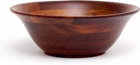 Lipper International Flared Footed Bowl Inch Cherry Finish