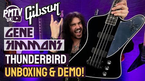 Gibson Gene Simmons G2 Signature Thunderbird Unboxing And Demo Of The Demons Sig Youtube