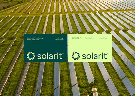 Solarit Solar Energy Brand Identity Behance