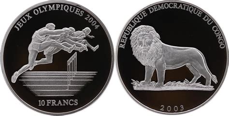 KONGO 10 Francs 2003 Demokratische Republik Seit 1997 PP MA Shops