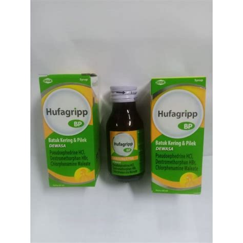 Jual Hufagripp Bp Batuk Kering Pilek Dewasa Ml Shopee Indonesia