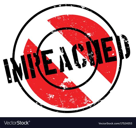 Impeached Rubber Stamp Royalty Free Vector Image