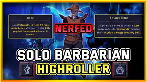 Barbarian Has Been NERFED Solos Dark And Darker YouTube