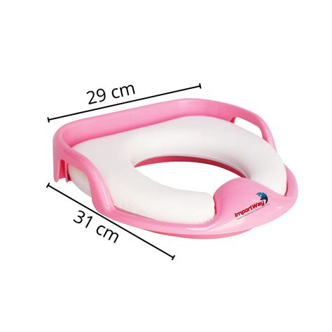 Assento Redutor Infantil Acolchoado Rosa BW073RS ImportWay