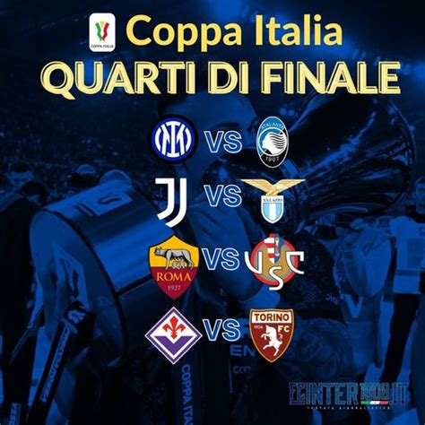 Coppa Italia Ecco Il Quadro Completo Dei Quarti Di Finale Fc Inter