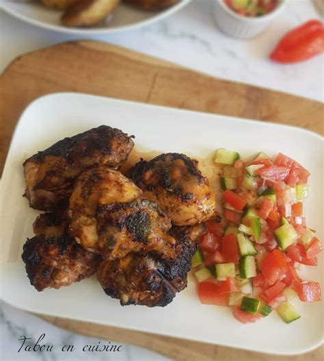 Poulet à La Jerk Poulet épicé Jamaïcain Tabou En Cuisine