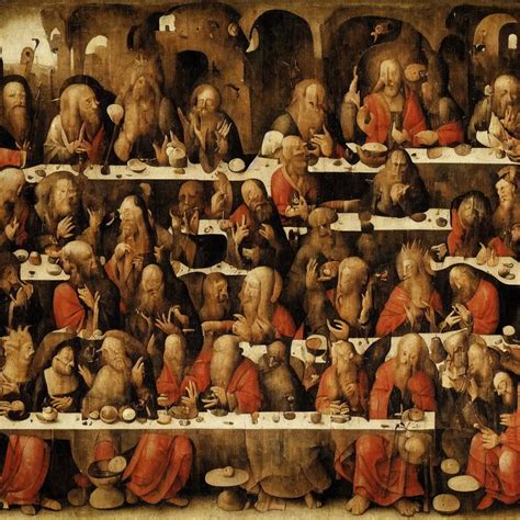 The Last Supper By Hieronymus Bosch Stable Diffusion Openart