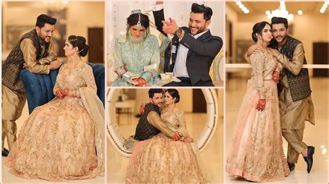 Tiktoker Ali Hyderabadi With His Wife Zainab Baraat Walima Look Ali