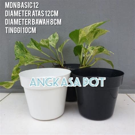 Jual Mdn Basic Polos Cm Pot Bunga Polos Biasa Merk Mdn Bagus Murah