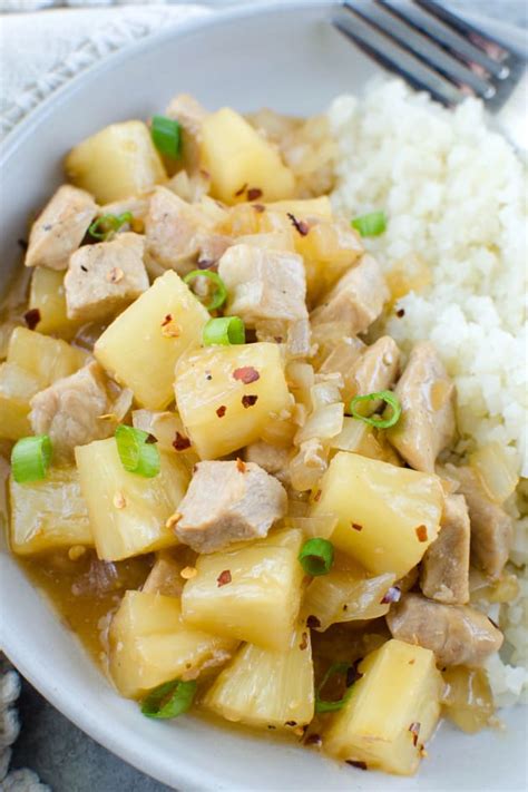 Paleo Pork Pineapple Stir Fry Recipe Food Fanatic