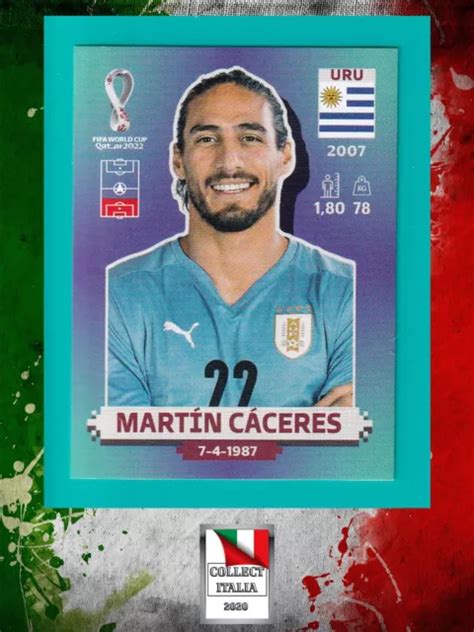 Calciatori Panini Fifa World Cup Qatar 2022 Figurina Martin Caceres Uru