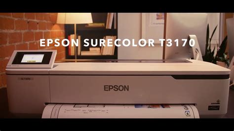 Epson Surecolor T3170 Wireless Desktop Printer Product Overview Youtube