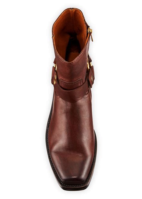 Frye Men S Conway Leather Harness Boots Bergdorf Goodman