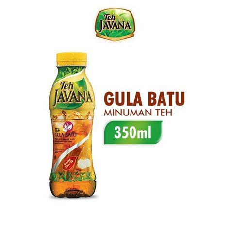 Teh JAVANA GULA BATU 350 ML 1 KARDUS 12 PCS Lazada Indonesia