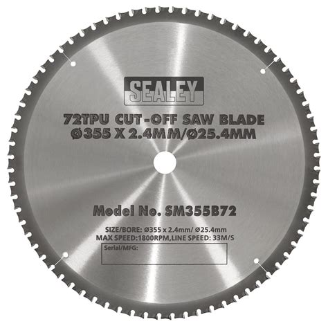 Sealey Cut Off Saw Blade X Mm Mm Tpu Ondemand Truck Parts