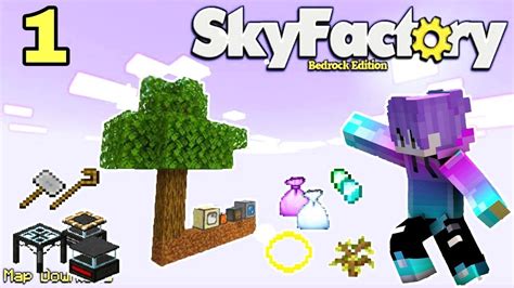 Minecraft Bedrock Edition Sky Factory Survival Part 1 MCPE STAR